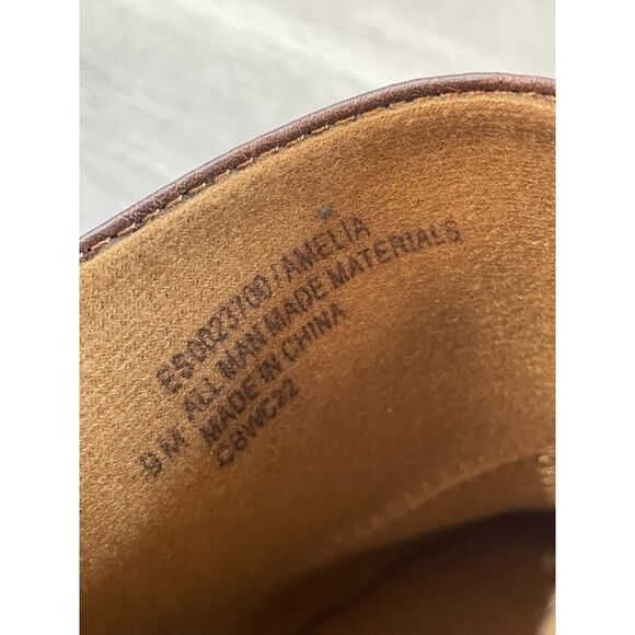 Sofft Eurosoft Amelia Women's Mule Clog Slip-On Leather 9 Brown Comfort Shoes - Picture 8 of 11